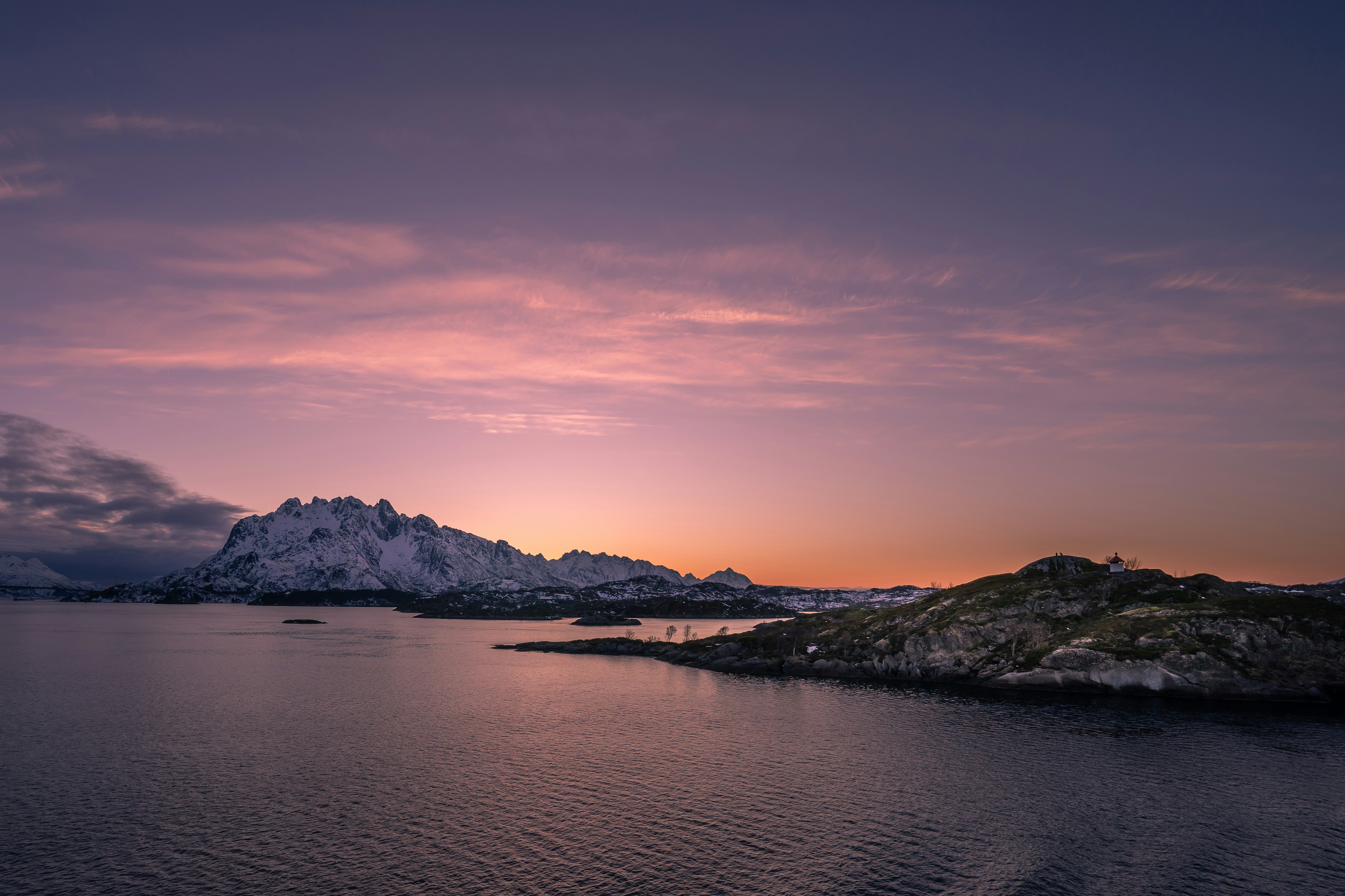 A view of the Vesterålen archipelago, Norway